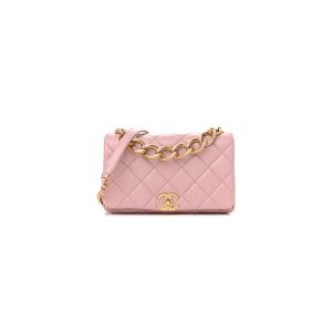 Ch*el woven straw raffia striped medium deauville tote