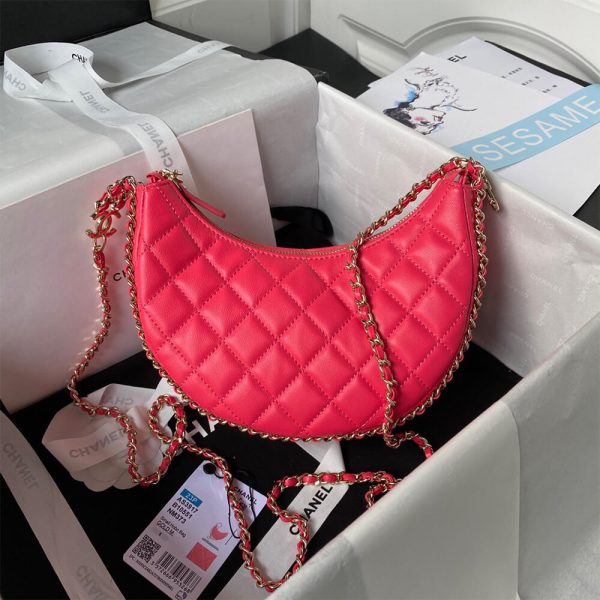 Ch*el small hobo bag
