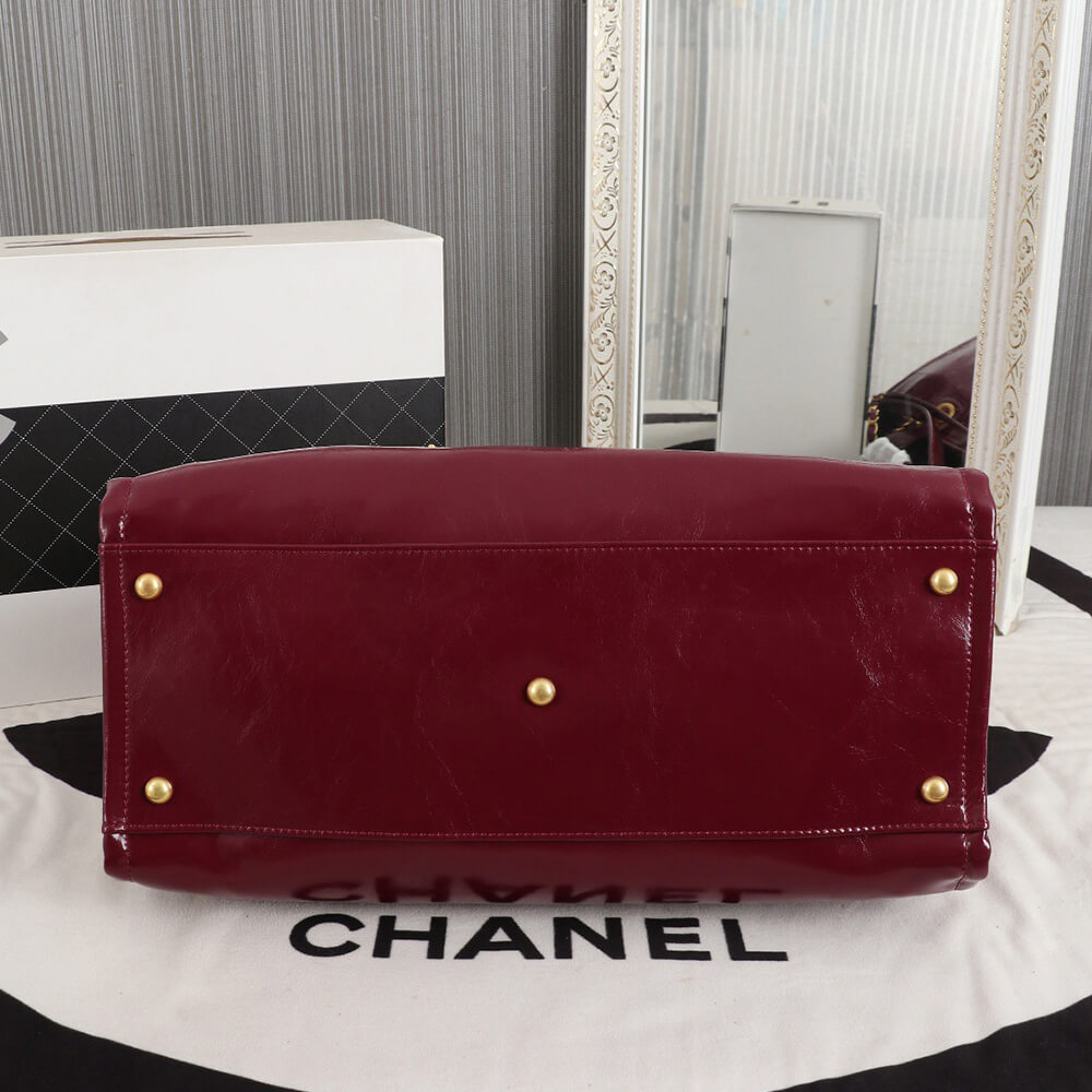 Ch*el large deauville tote
