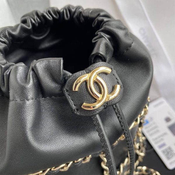 Ch*el small drawstring bag
