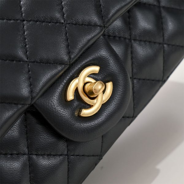 Ch*el mini flap with top handle