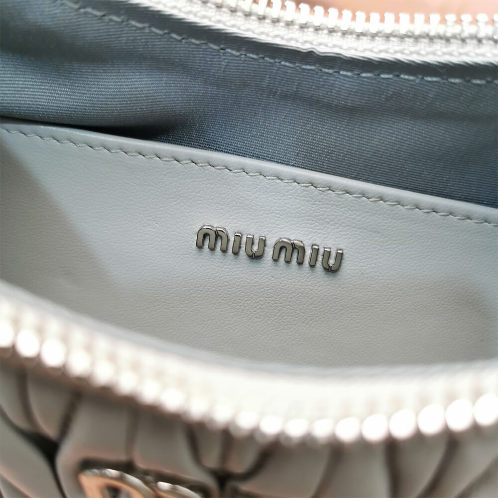 Matelasse nappa leather shoulder bag